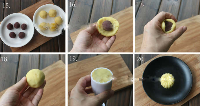 mung bean cake step method two step8-13