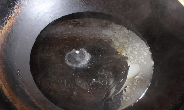 stir fry snow peas step3