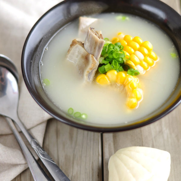 Pork Rib Soup With Corn