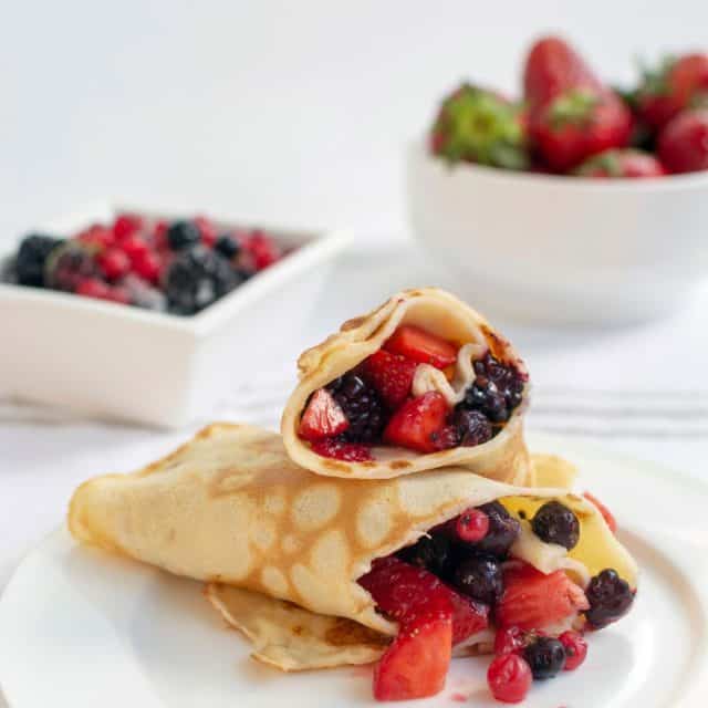 Crepe with delicious Filling