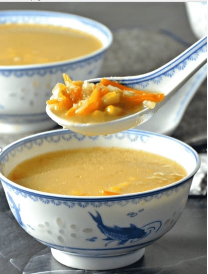 Instant pot indo chines corn soup