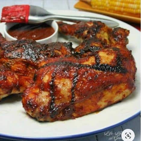 BBQ Chicken with Memphis Style BBQ Sauce