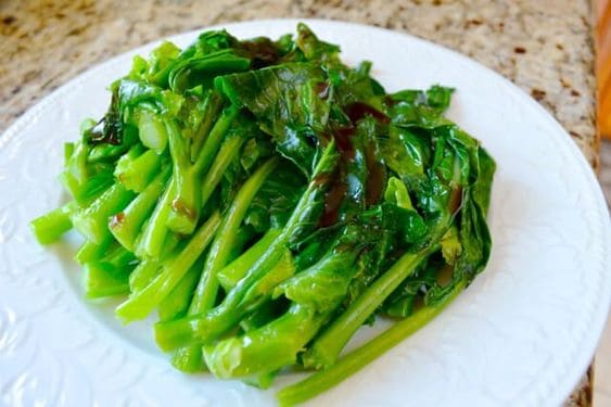 Baby Broccoli with Oyster Sauce