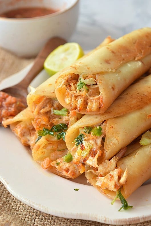 Best Mexican Taquitos With Shredded Chicken