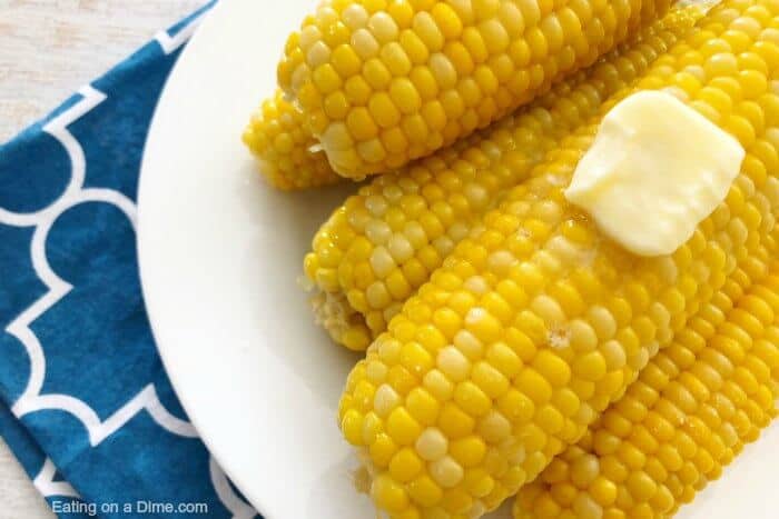  gotowana kukurydza na kolbie