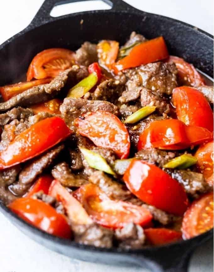 Chinese Beef and Tomato