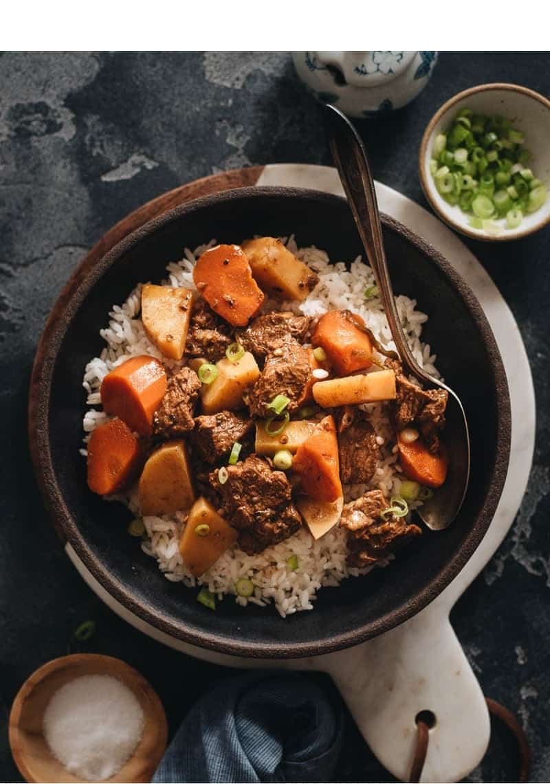 Chinese beef stew with potatoes