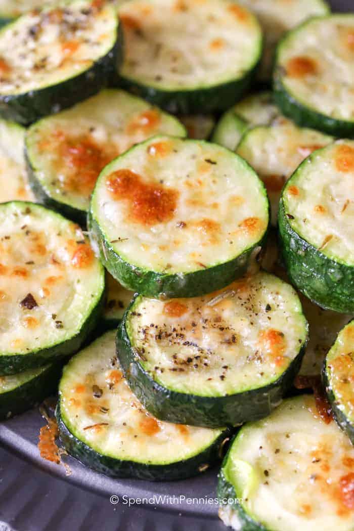 Easy baked zucchini