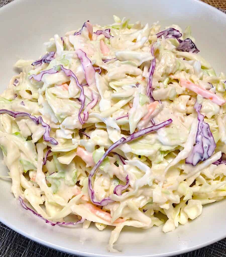 Easy cole slaw keto and low carb