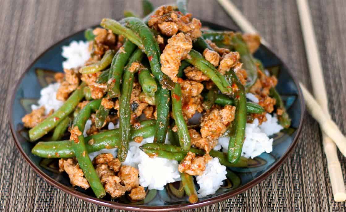 Green Beans With Ground Turkey Rice