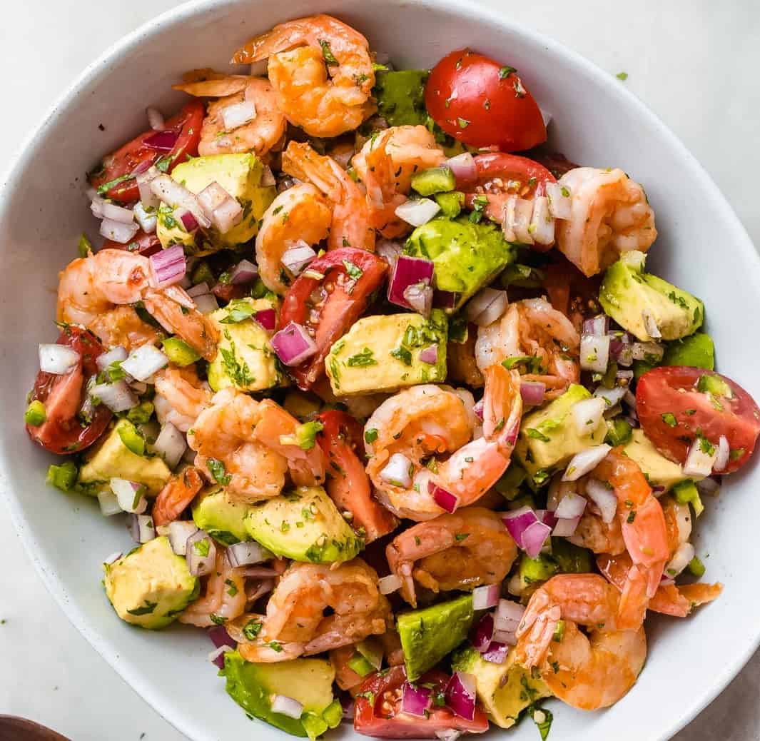 Mexican shrimp salad