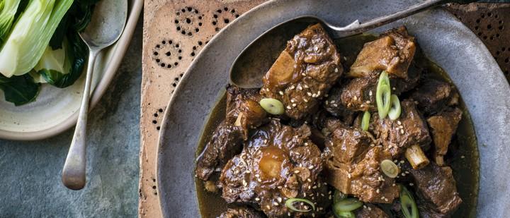 Oxtail with orange Szechuan peppercorns and star anise