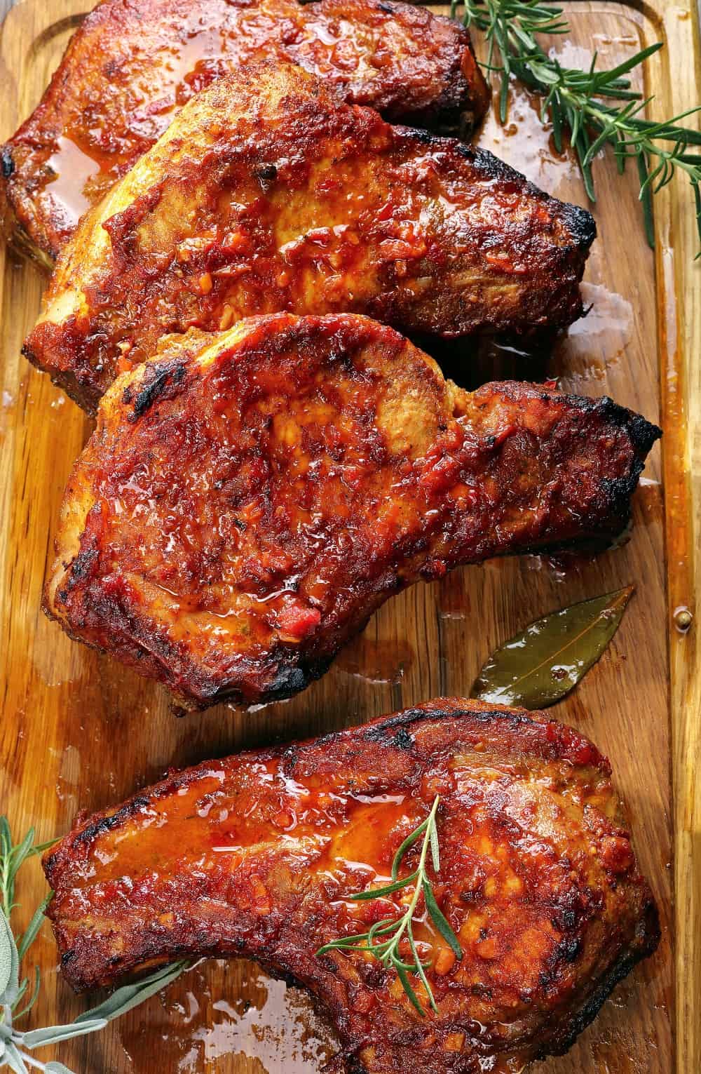 Roasted juicy Pork Chops