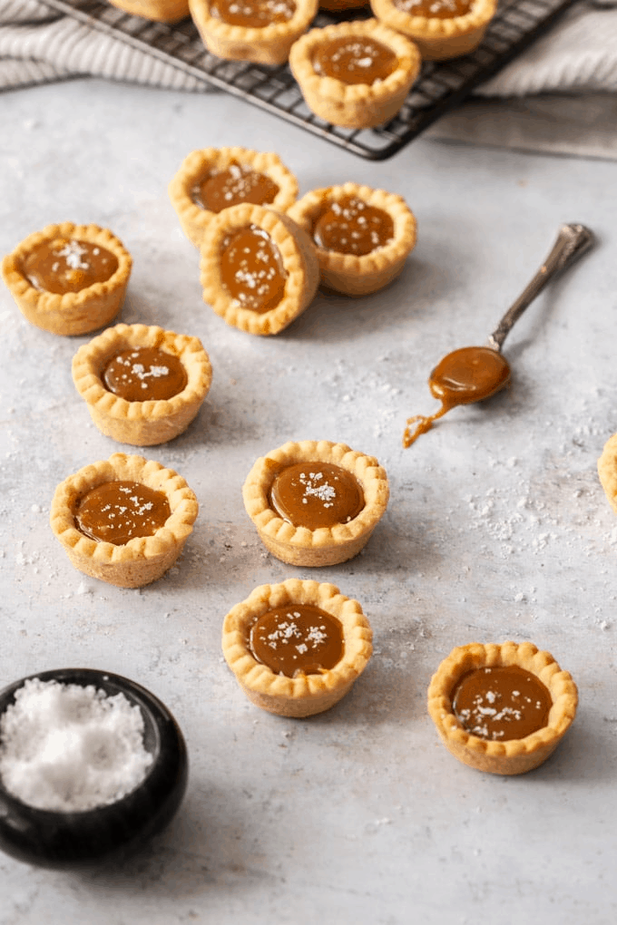 Salted Caramel Cookie Cups