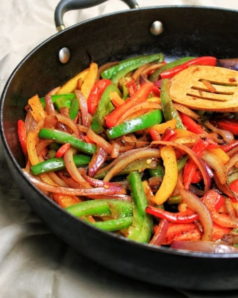 Sautéed Bell Peppers Onions 1