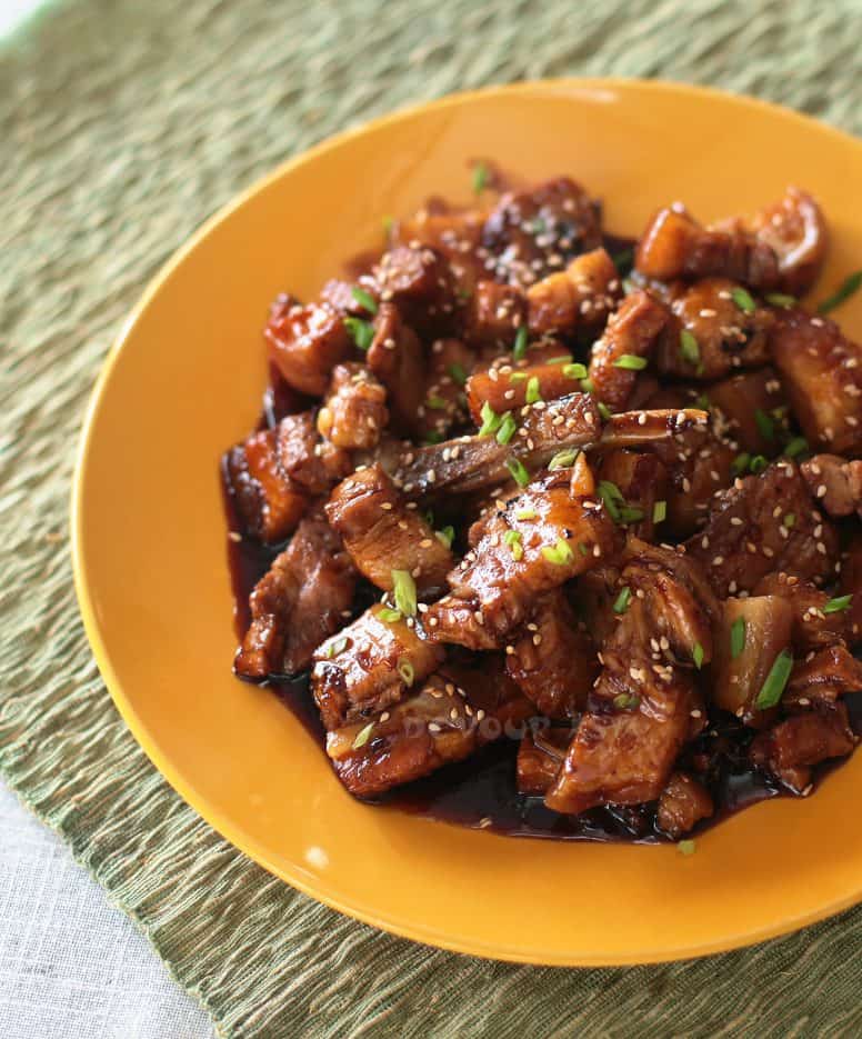 Sticky Sichuan pork