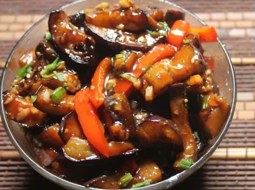 Sweet and Sour Eggplant 1