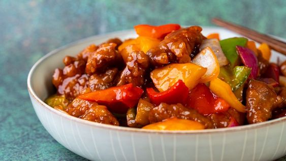 Sweet and sour pork 1