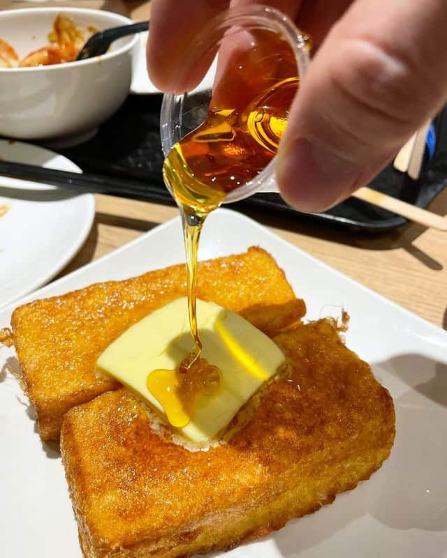 The Hong Kong style French toast