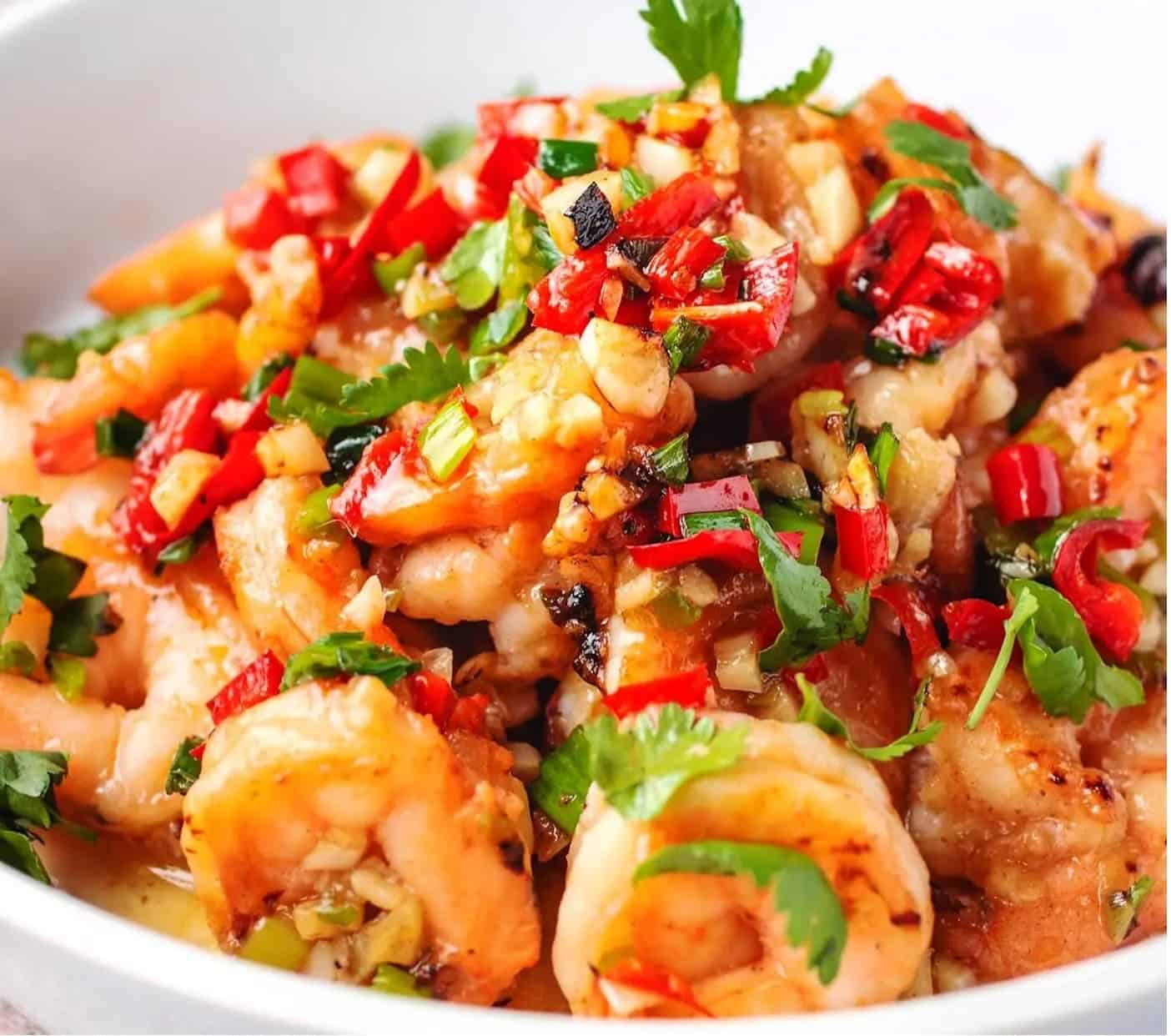 Vietnamese garlic shrimp