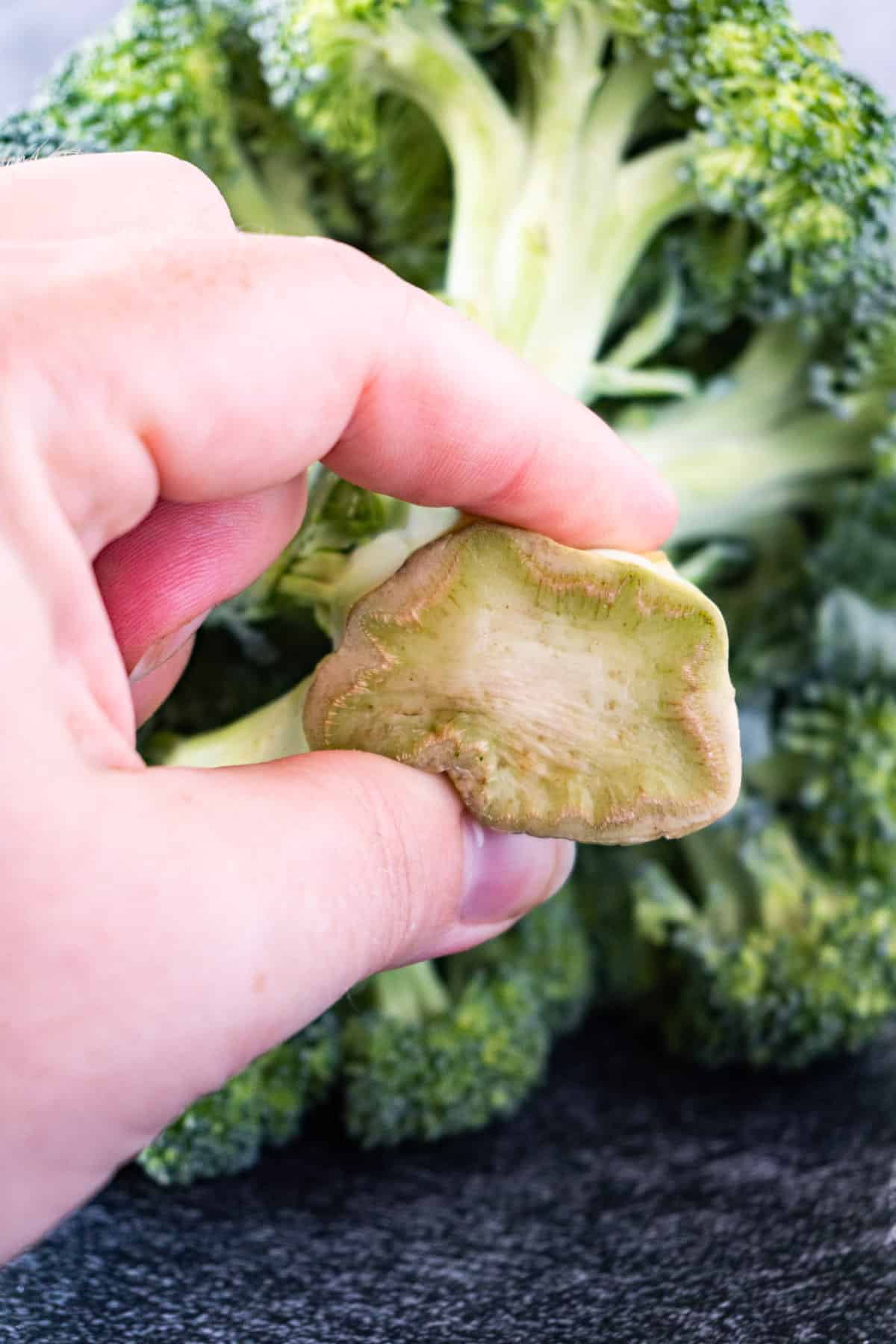 broccolis stem is squishy