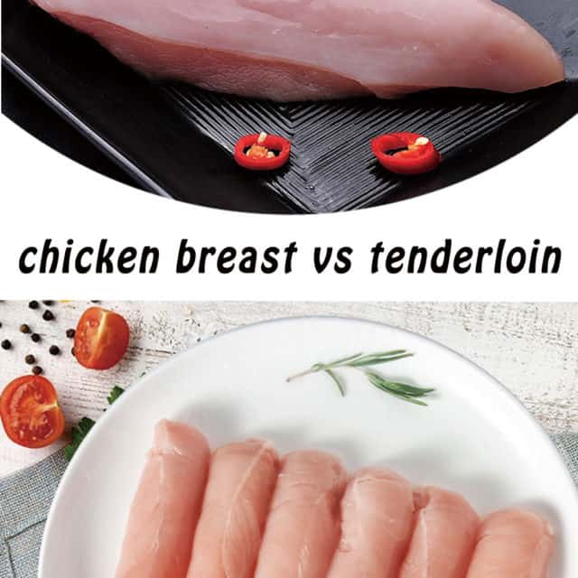 chicken breast vs tenderloin