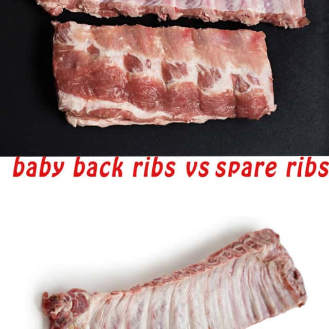 spare ribs vs baby back ribs