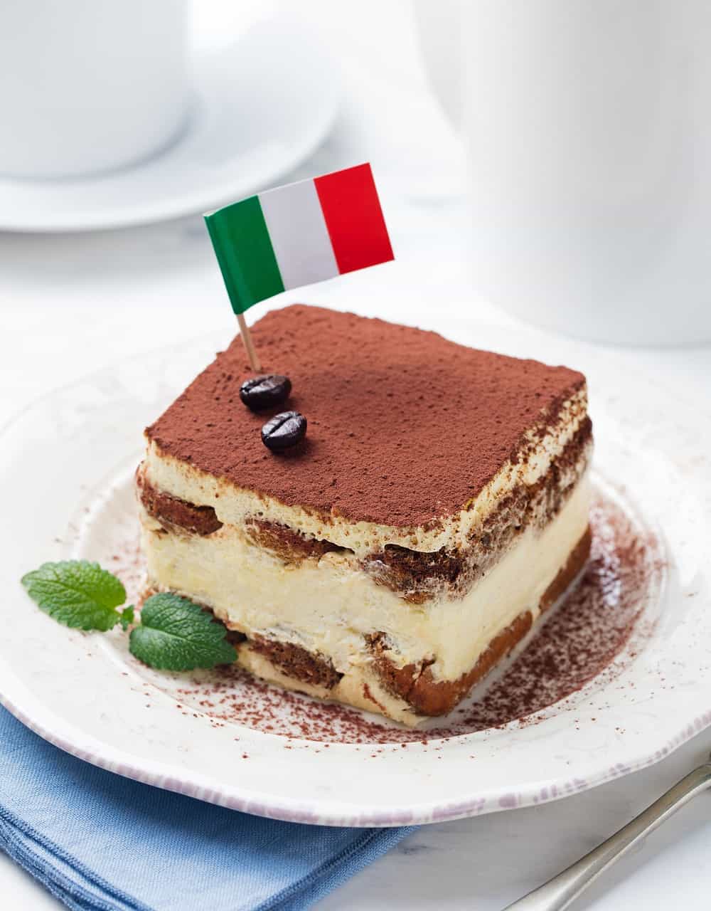 traditional Italian dessert tiramisu
